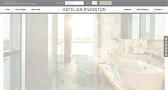 Desktop Screenshot of hotelonrivington.com
